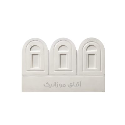جدول دور باغچه ای محرابی 45*30 سفید