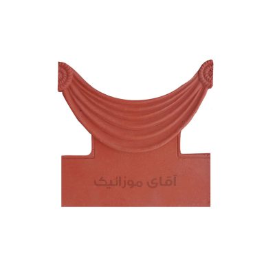 جدول دور باغچه ای پرده ای 35*35 قرمز