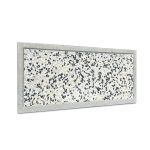 موزاییک واش بتن سابخورده 70*30 سفید مشکی