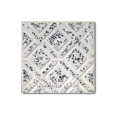 موزاییک پرسی حیاطی طرح لوزی 40*40 | اقای موزاییک