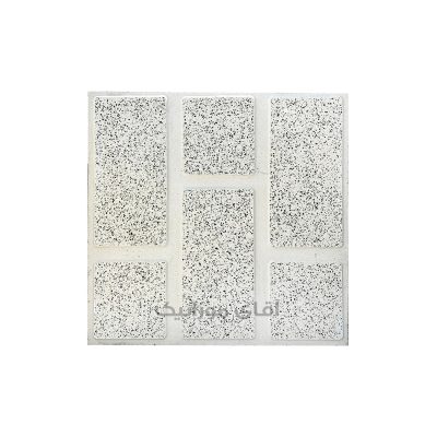 موزاییک پرسی حیاطی 40*40 آجری طوسی