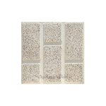 موزاییک پرسی حیاطی 40*40 آجری قرمز