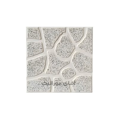 موزاییک پرسی حیاطی 40*40 سنگفرش طوسی